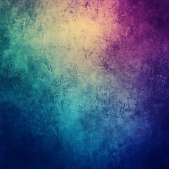 Fototapeta premium Abstract gradient background, blurred, grainy, gradient from blue to purple and orange, grain texture effect