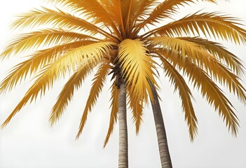 An isolated tree on white and different colour  background