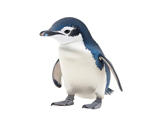 Obraz premium a blue and white penguin