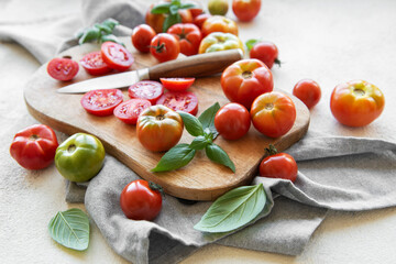 Fresh organic tomatoes