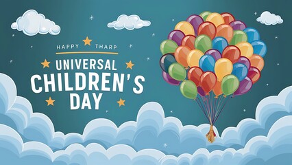 Obraz premium Children’s Day, Poster, Banner, 