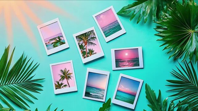 Polaroid photo set