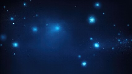 Dark Blue Glow Particle Abstract Digital Background