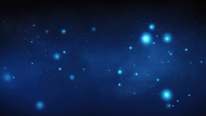 Obraz premium Dark Blue Glow Particle Abstract Digital Background