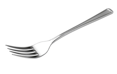 fork isolated on transparent background,
