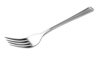 fork isolated on transparent background,