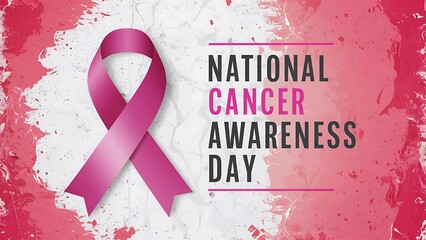National Cancer Awareness Day, Vector Illustration Art.
