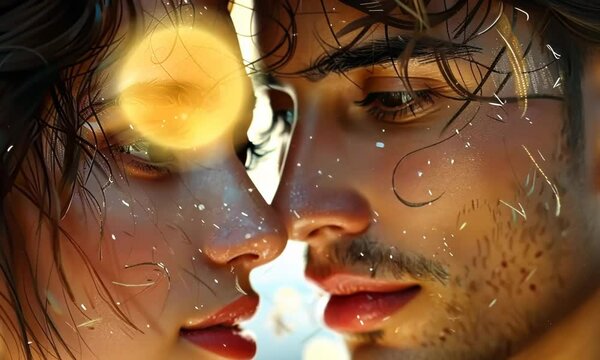A feeling of love radiating from a face, the eyes soft and the smile warm. Video