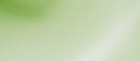 Grainy green gradient background with blazing light and noise texture effect banner in the background