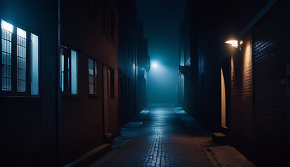 dark alleyways horror alleyway misty alley