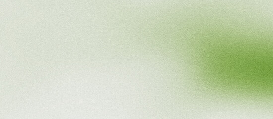 Grainy green gradient background with blazing light and noise texture effect banner in the background
