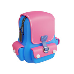 school bag 3d render