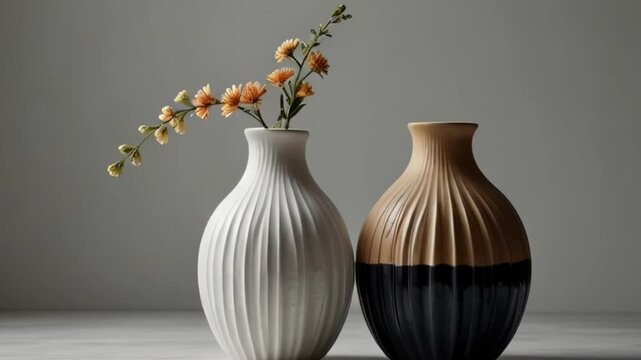 vase with flowers on the table