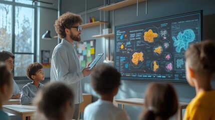 Futuristic Smart Classroom with AI-Assisted Learning Environment and Engaged Students