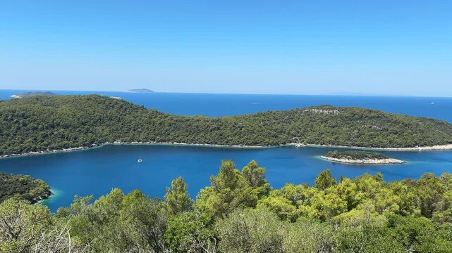 Lastovo island in Croatia landscape
