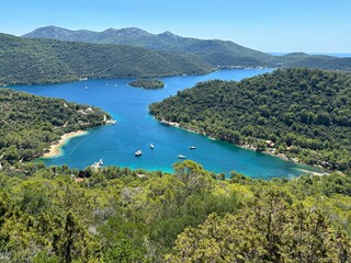 Obraz premium Lastovo island in Croatia landscape
