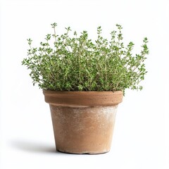 Fototapeta premium a potted thyme plant