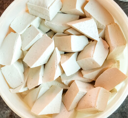 close up of a pile of sliced bread