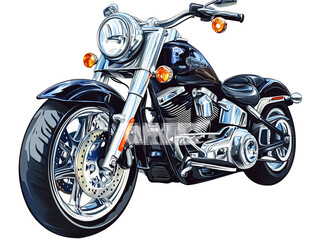 a motorcycle with a white background