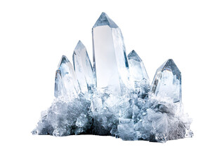 a crystal cluster of crystals
