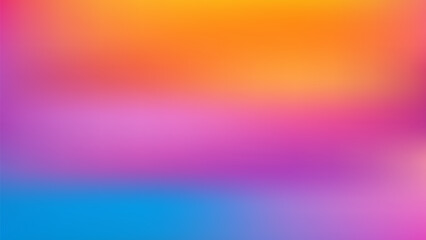 Vibrant and exotic gradient background with a blend of orange, pink, and blue. Perfect for travel or summer designs.