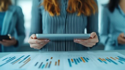 Experienced marketer using advanced analytics software to track and analyze customer engagement data