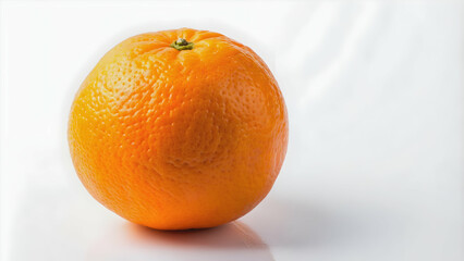 Vibrant and juicy orange fruit on a white background, orange, citrus, fresh, ripe, healthy, vitamin C, tropical, vibrant, juicy
