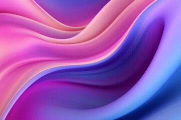 Abstract waves shape glowing in ultraviolet spectrum. Background for banner, backdrop or texture