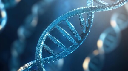 Abstract DNA Double Helix Illustration