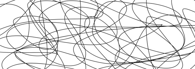 abstract background scribble line drawing on white as background