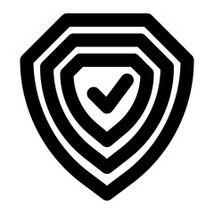 defense in depth, multi layer, computer security, cyber security, strong, protection, safety outline icon
