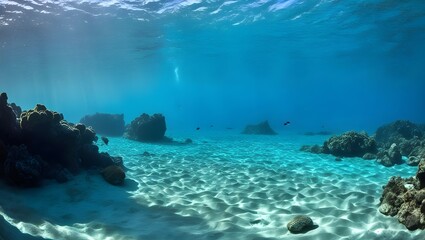 Fototapeta premium coral reef with fishes