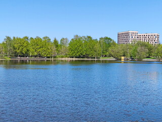 Golyanovsky pond in Moscow