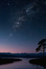 Fototapeta premium night sky with stars