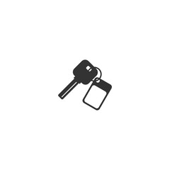 Car key sign icon isolated on transparent background