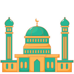 Islamic Building Mosque Illustration