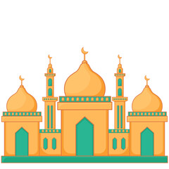 Islamic Building Mosque Illustration