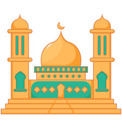 Islamic Building Mosque Illustration