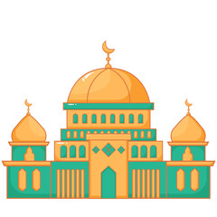 Islamic Building Mosque Illustration