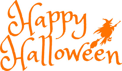 Happy Halloween Handwritten Lettering