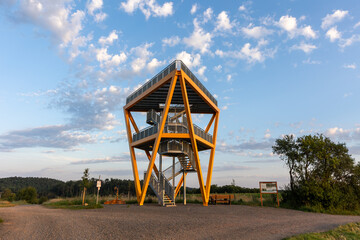 Aussichtsturm in der R&uuml;digsdorfer Schweiz am Karstwanderweg