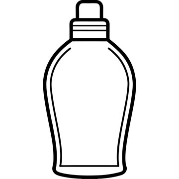 recommend clip art: shampoo outline coloring book page line art illustration digital drawing