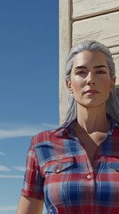 background image of a cowboy woman, western illustration style, western.  