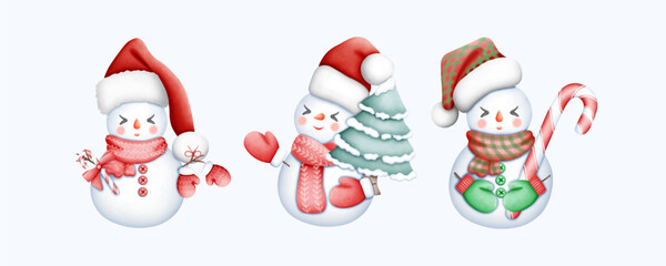 Hand-Drawn Snowman Art for Winter Festivals and Snowy Holiday Decor