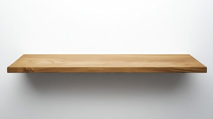 Floating Wooden Shelf for Home Decor and Storage