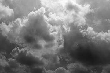  雲、積乱雲、暗黒