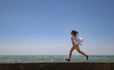 Portrait of a young teenage girl