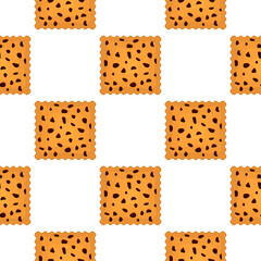 Pattern homemade cookie different taste in pastry biscuit
