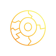 Eyeball vector icon