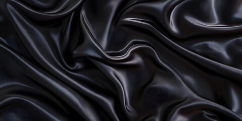 Fototapeta premium black satin background